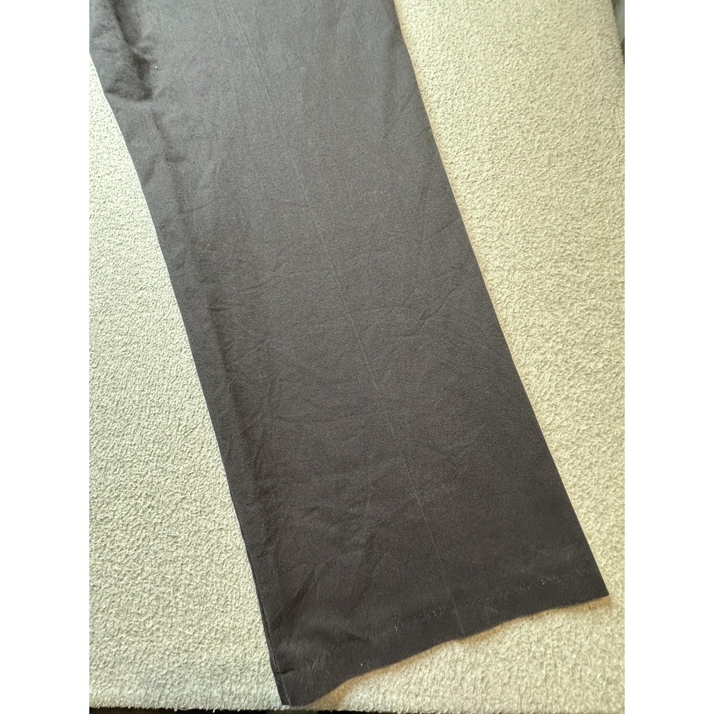 Cintas Pants Mens 44x32 Charcoal Gray Work Uniform Chino Straight Leg Zip Fly - Picture 3 of 16